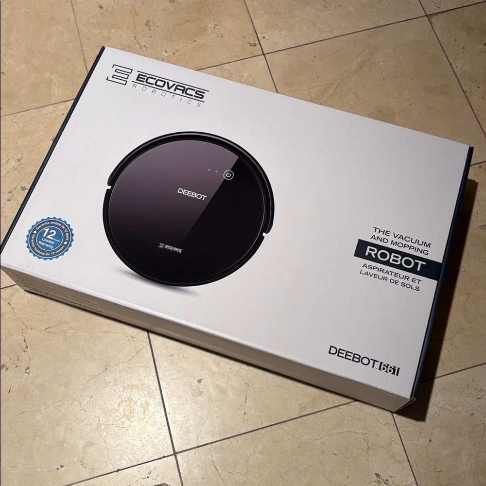 Ecovacs Deebot 661 Robot Vacuum Cleaner - NWOT